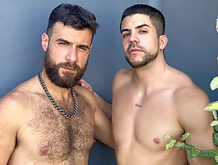 Sexy And Sensual Latinos Rodrigo El Santo & Fer Froma Enjoy Outdoors Afternoon Fuck - Dick Rides bear (gay) big cock (gay) hunk (gay) 17:02